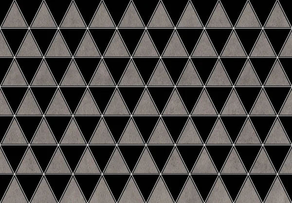 Aquarelle Motif Triangle Gris Sur Fond Aquarelle Noir — Photo