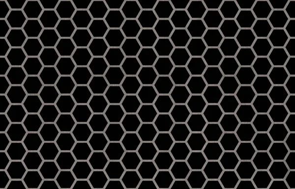 Patrón Peine Geométrico Gris Acuarela Diseño Rejilla Hexagonal — Foto de Stock