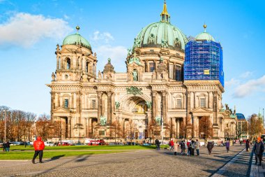 Berlin, Germany - December, 2019: Berlin Cathedral (Berliner Dom) in Berlin, Germany.