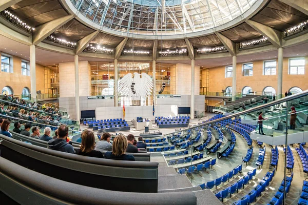 Berlin Germany December 2019 Meeting Place German Parliament Bundestag Reichstag — Stock fotografie