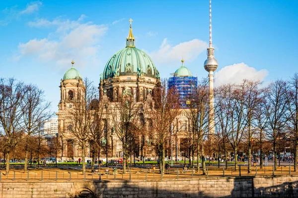 Berlin, Germany - December, 2019: Berlin Cathedral (Berliner Dom) in Berlin, Germany.