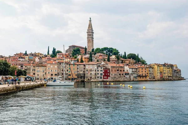 Rovinj Croacia Octubre 2019 Vista Ciudad Vieja Rovinj Croacia —  Fotos de Stock