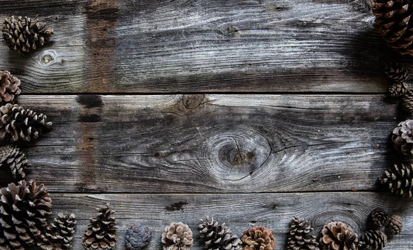 País fondo de madera genuina con espacio de copia de saludo, disposición plana — Foto de Stock
