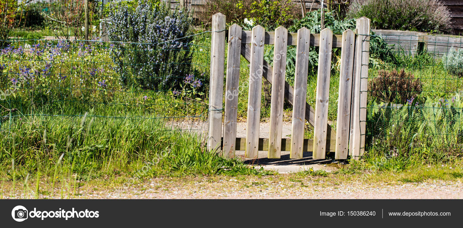 Charming Rustic Wooden Fence Of A Small Organic Village Backyard Charming Rustic Wooden Fence Of A Small Organic Village Backyard For Gate To Quaint Old Fashioned Gardening Photo By Studiograndouest