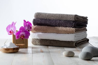 Yeşil sabun ve doğal yıkama ve temizlik için kabartma tozu