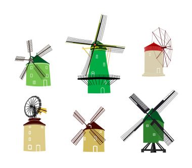 farklı Rüzgar gülü türleri