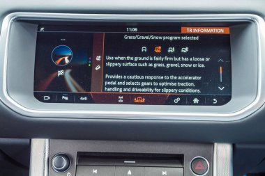 Range Rover Evoque Üstü açılabilir Kontrol Paneli