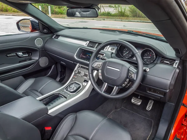 Range Rover Evoque Convertible Interior — Stock Photo, Image