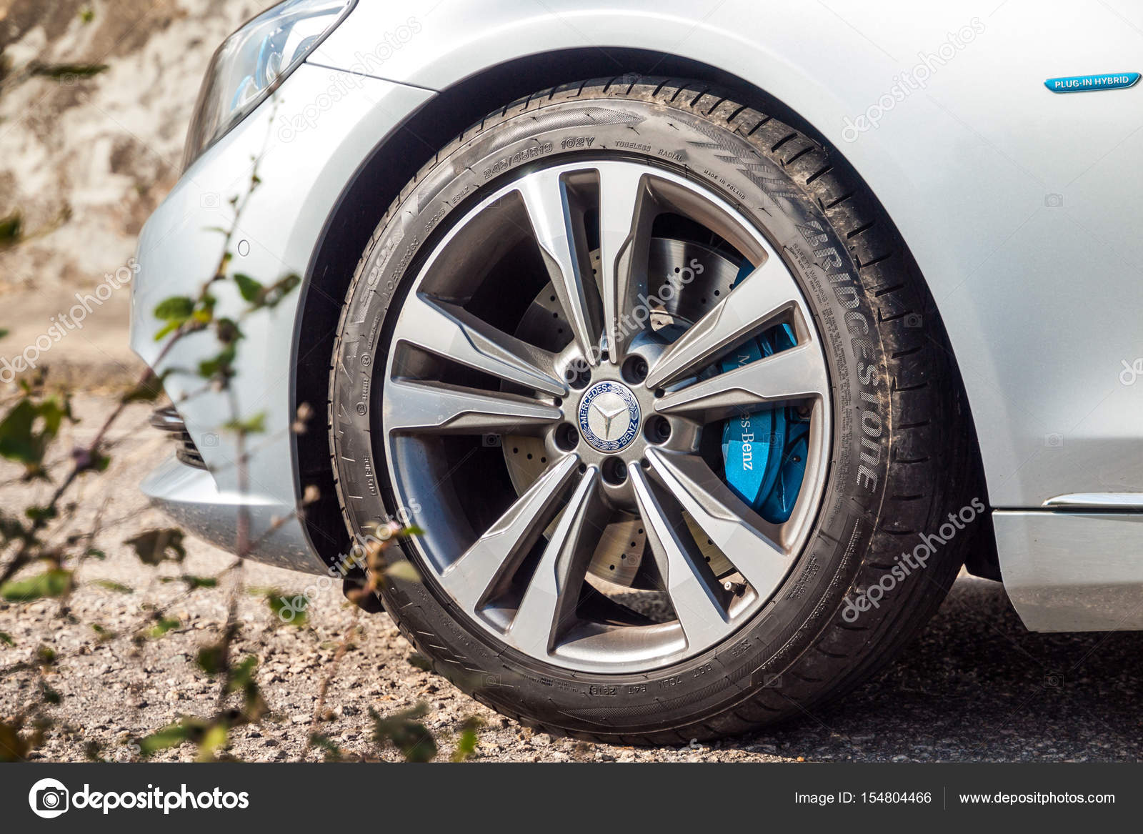 Mercedes Benz S 500e Plug In Hybrid Sedan 2016 Wheel Stock