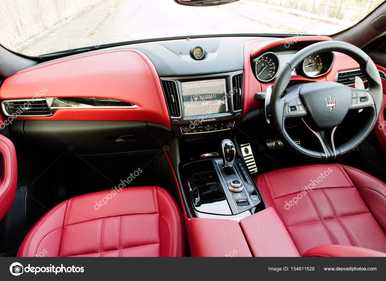 Maserati Levante 2017 Interior Stock Editorial Photo