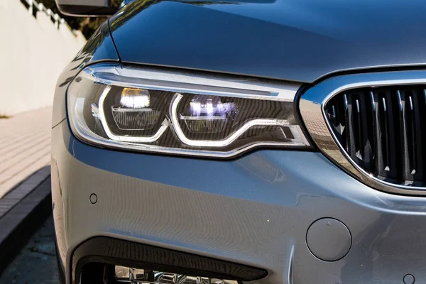 BMW 5 Series 2017 Head Light — Stock fotografie