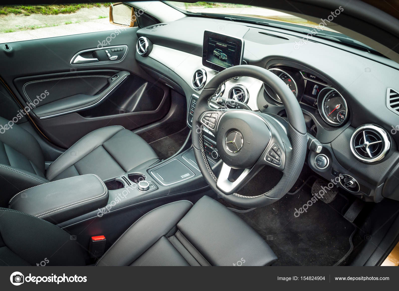 Mercedes Benz Gla 200 Interior Stock Editorial Photo
