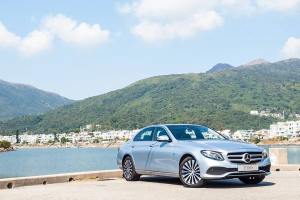 Mercedes-Benz E 350 e híbridos 2017 Test Drive día — Foto de Stock