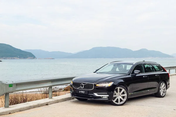 Volvo V90 2017 테스트 드라이브 날 — 스톡 사진