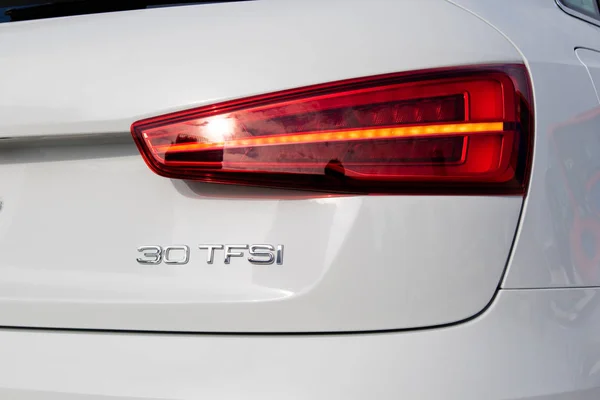 Audi Q3 30 Tfsi 2017 Test Drive dzień — Zdjęcie stockowe