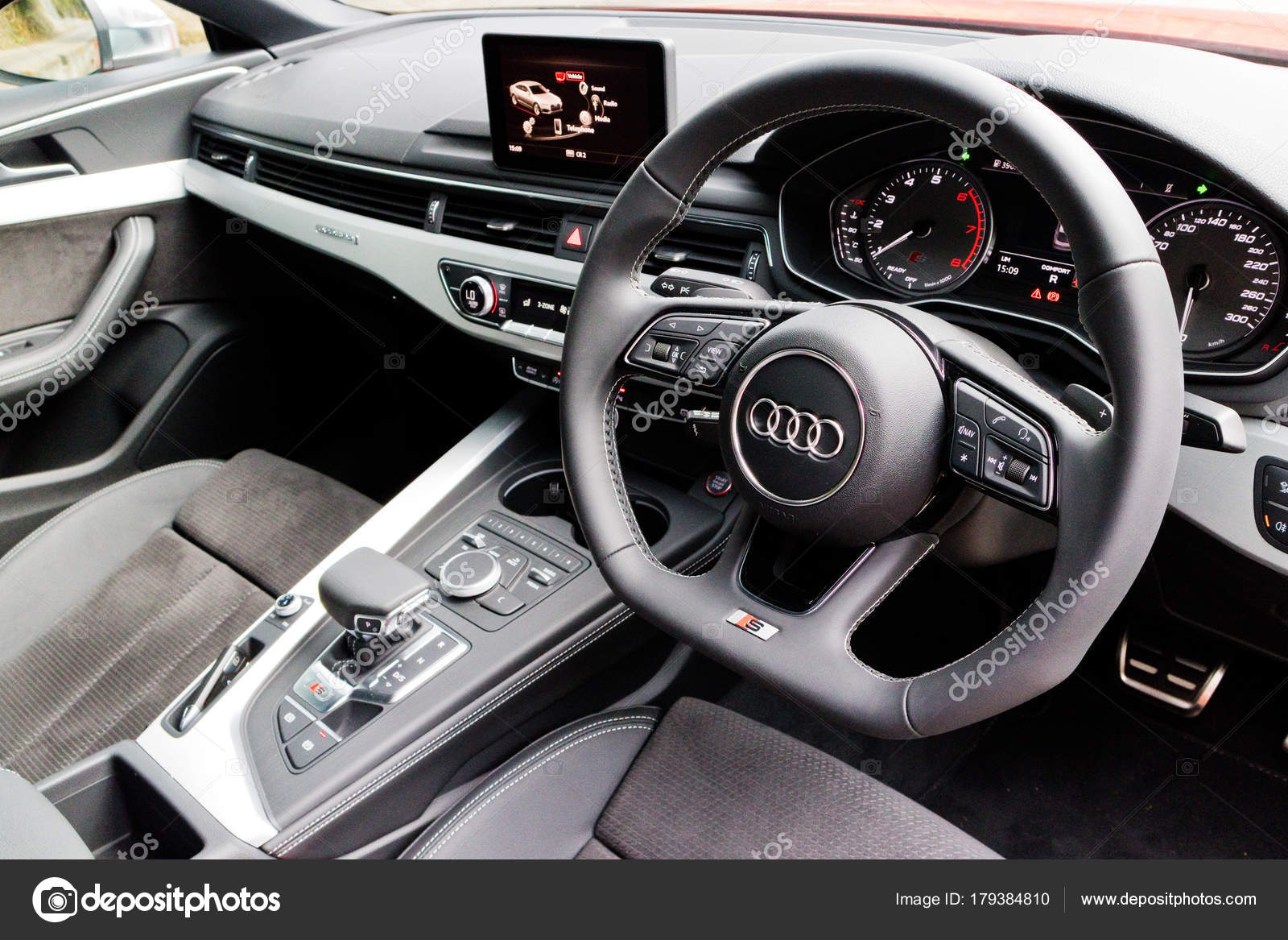 Audi S5 Sportback Nuevo 2017 Interior Foto Editorial De