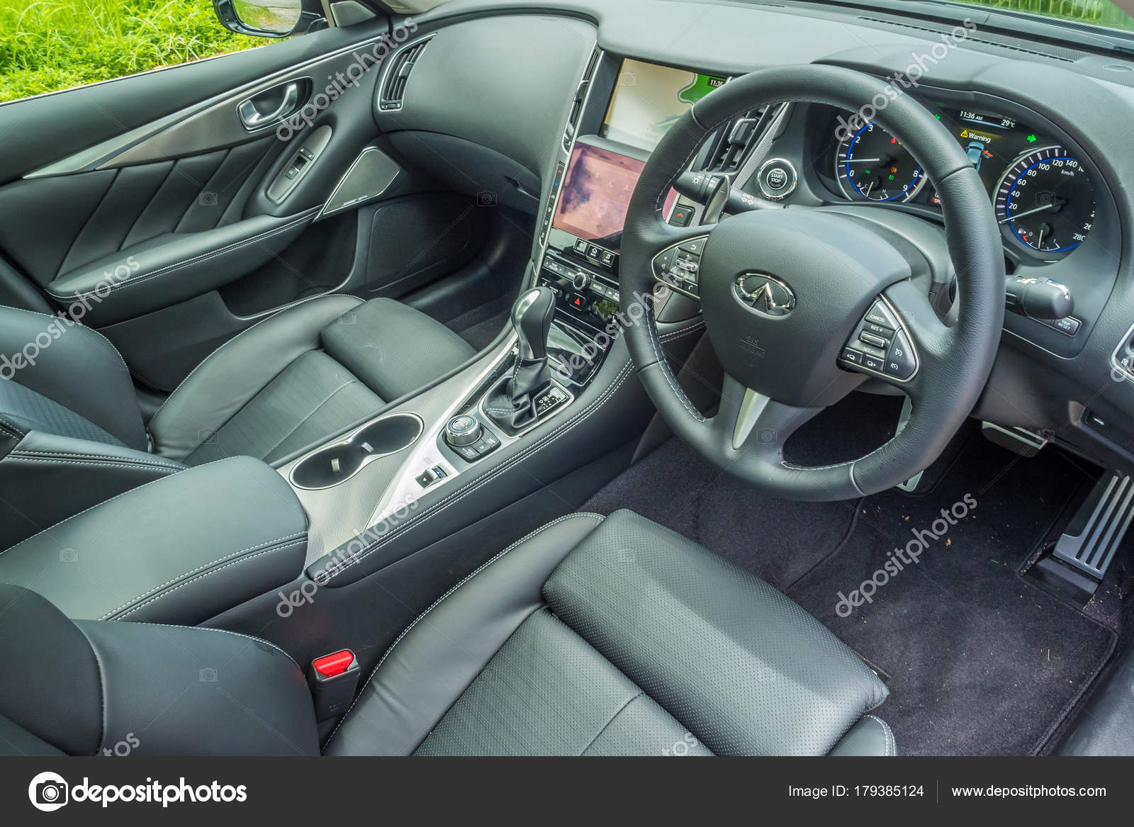 Infiniti Q50 S 3 0t Red Sport 400 2017 Interior Stock