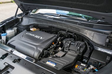Hyundai Santafe 2017 Engine clipart
