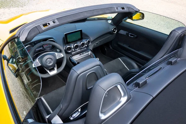 Mercedes-AMG GT C Roaster 2017 Interior — Stock Photo, Image