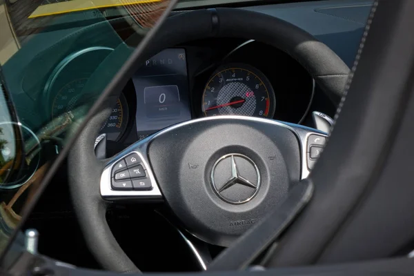 Mercedes-Amg Gt C asador 2017 Test Drive día — Foto de Stock