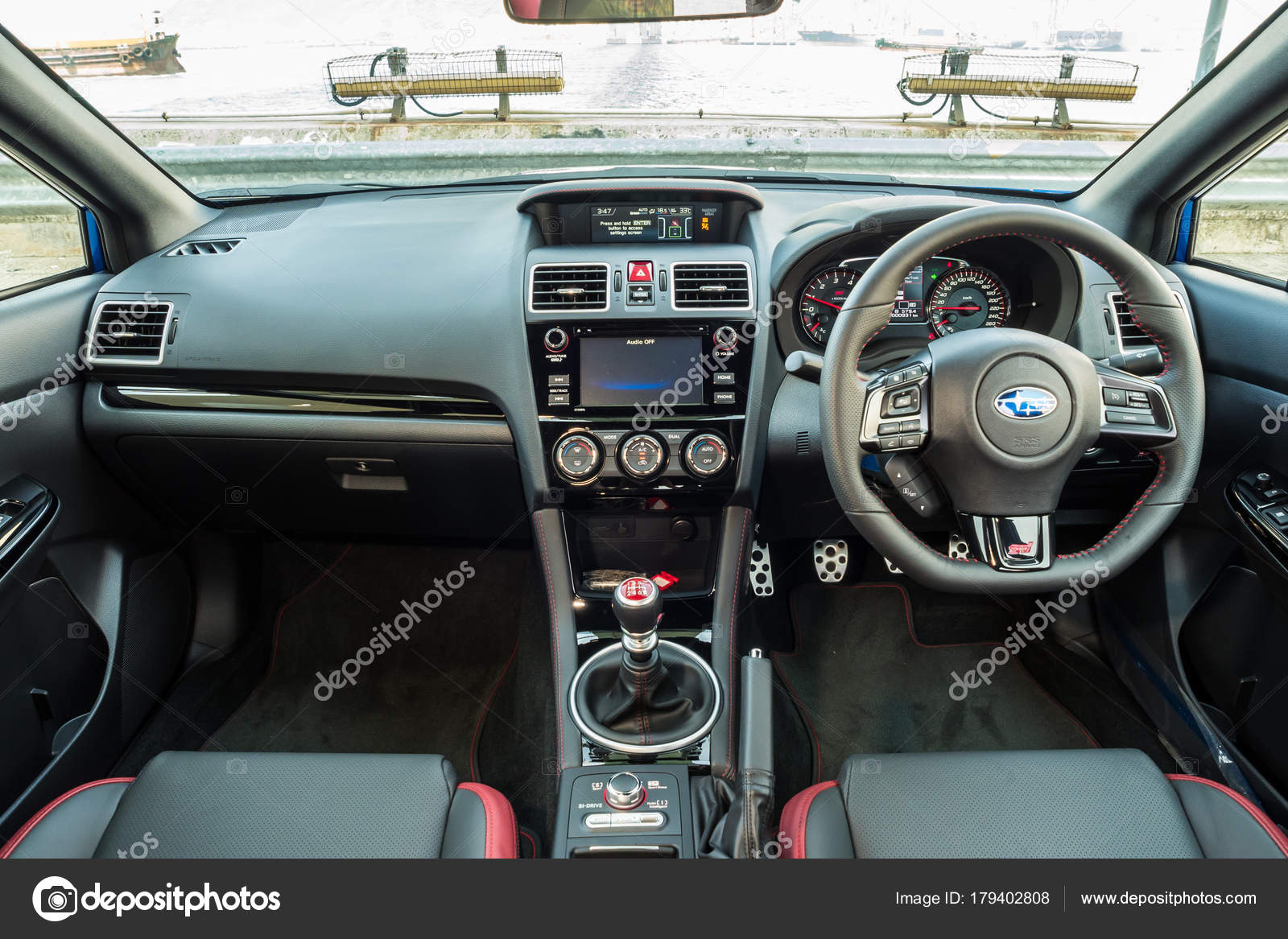 Subaru Wrx Sti 2017 Interior Stock Editorial Photo