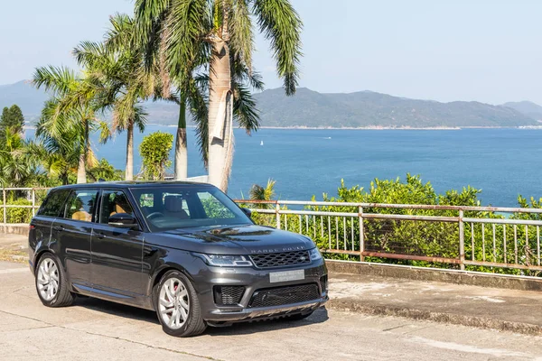 Range Rover Sport test jazdy dzień — Zdjęcie stockowe