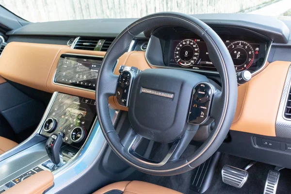 Range Rover Sport Wnętrze — Zdjęcie stockowe