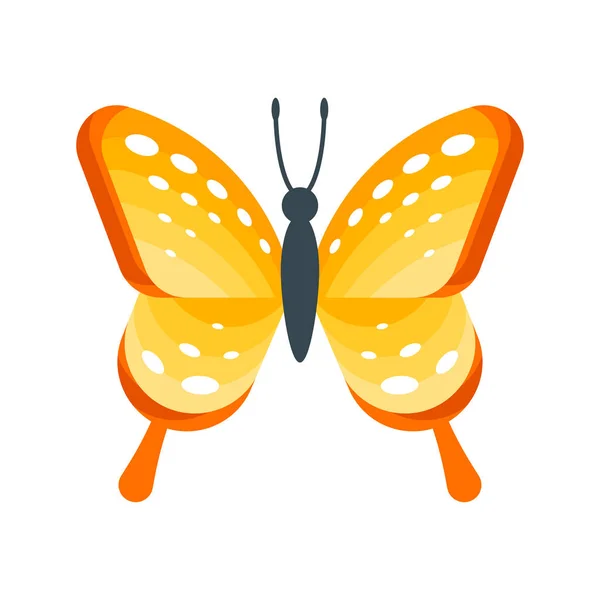Ilustración de estilo plano vectorial de mariposa . — Vector de stock