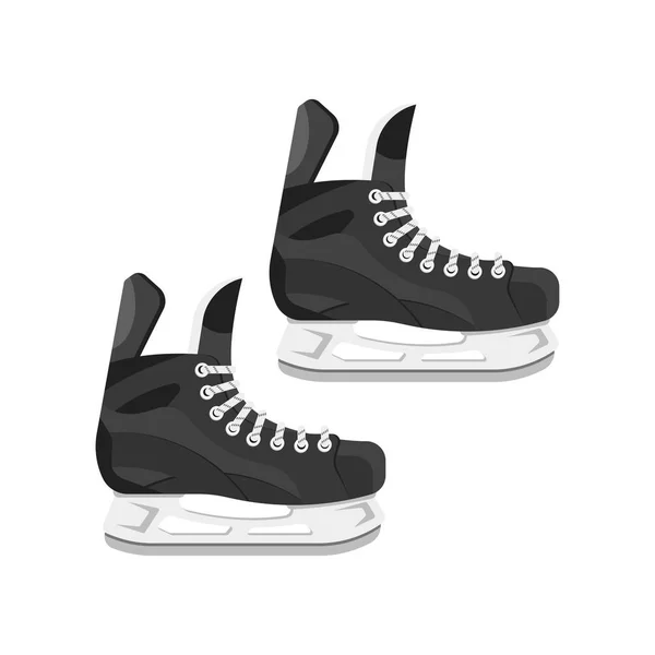 Ilustração em estilo plano vetorial de patins . — Vetor de Stock