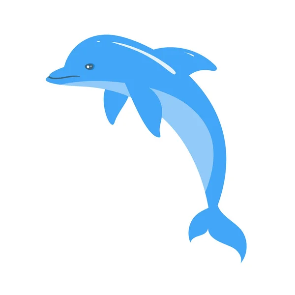 Cartoon stijl vectorillustratie voor dolphin. — Stockvector
