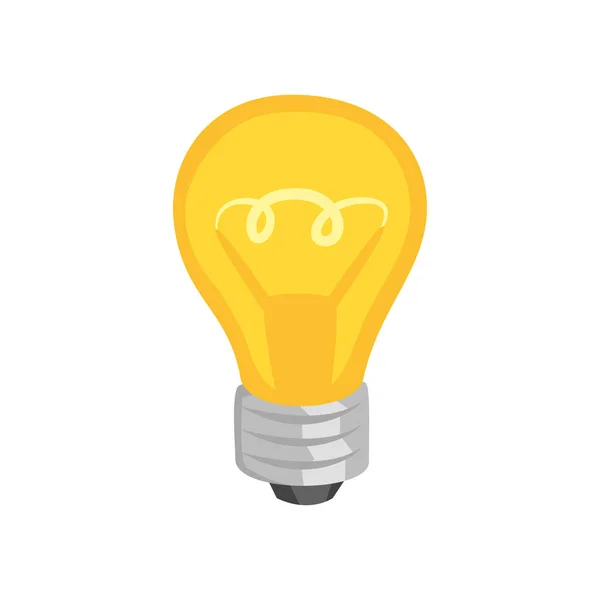 Illustration of light bulb. — Stock Vector