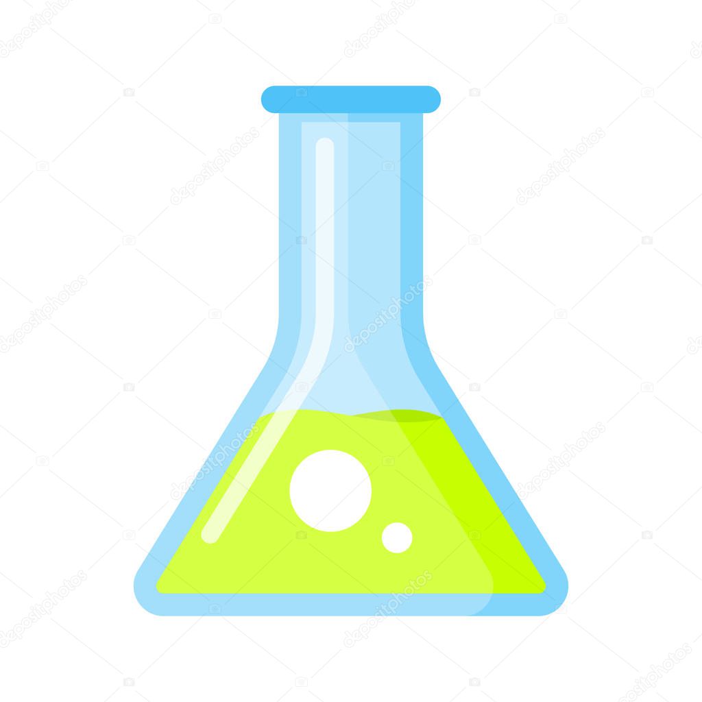 school laboratory flask.