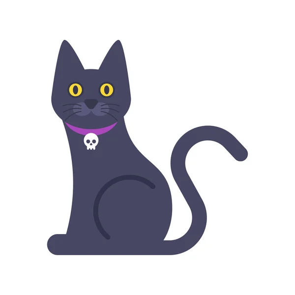 Ілюстрація кота Хеллоуїна — стоковий вектор
