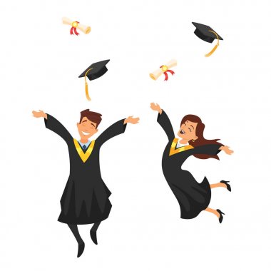 erkek ve kadın mezunları