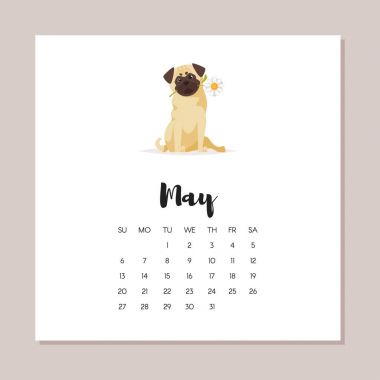 2018 yıl takvim köpek