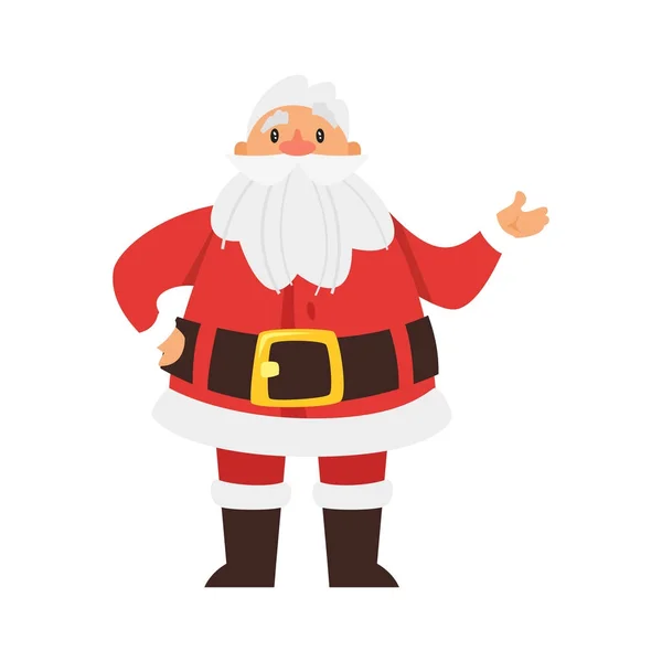 Улыбающийся Санта-Клаус — стоковый вектор