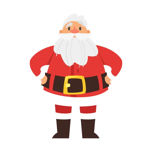 Jul nyår Santa Claus. — Stock vektor