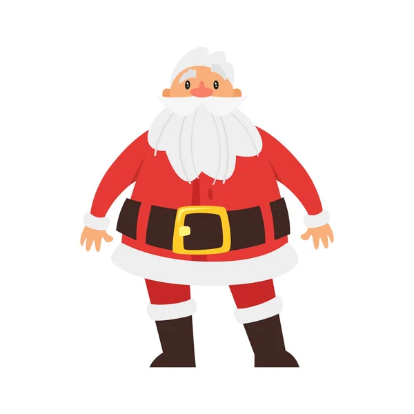 Jul nyår Santa Claus. — Stock vektor