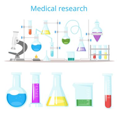 kimyasal laboratuvar araştırma kavramı