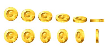 animasyon için altın sikke