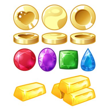 altın sikke, barlar, Gümüş mucevheratlar