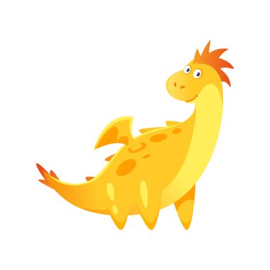 sevimli sarı ejderha