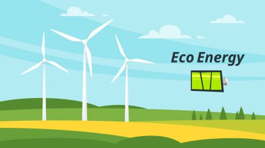 çayır, Rüzgar değirmenleri