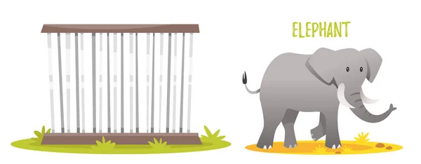 Ilustracja słonia — Wektor stockowy