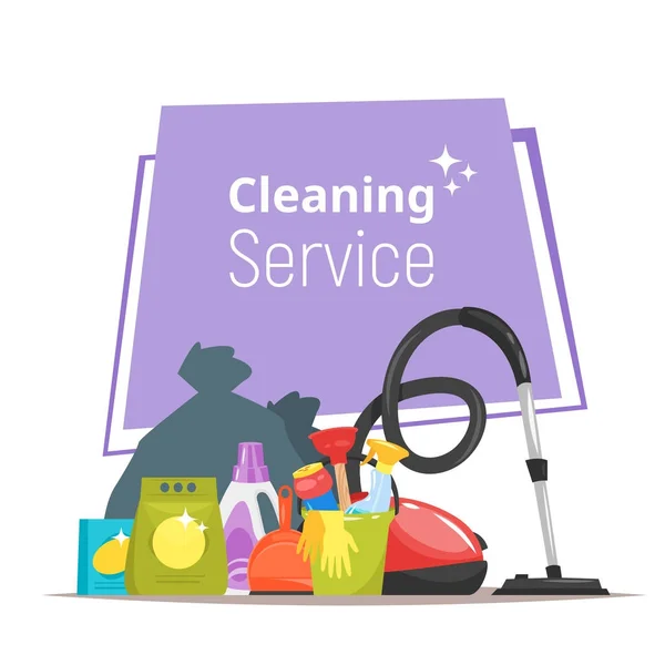 Καθαρισμού υπηρεσίες stuf — Διανυσματικό Αρχείο