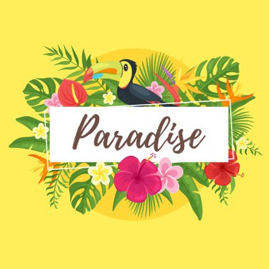 Sezon kartpostal için yaz tasarım