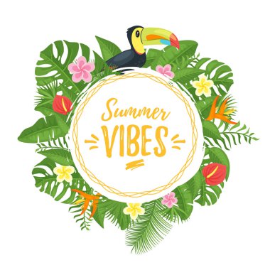 Sezon kartpostal için yaz tasarım