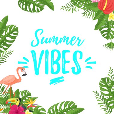 Sezon kartpostal için yaz tasarım