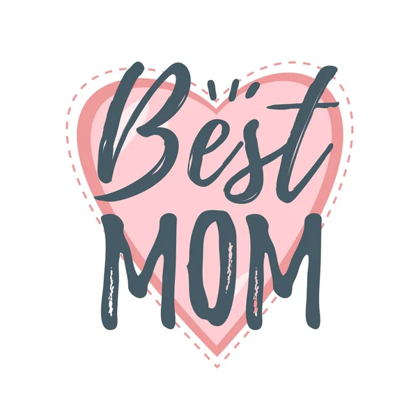 Mother's Day greeting card template — Stock Vector