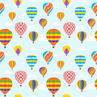 Hava balonları ile Seamless Modeli